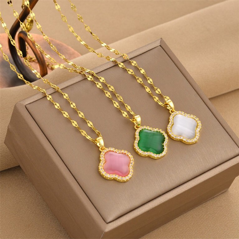 four-leaf clover necklace